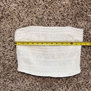 Princess Polly Ivory Smocked Tube Top